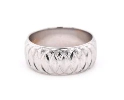 14k Two Tone Gold Men's Wedding Band