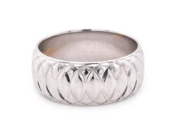 14k Two Tone Gold Men's Wedding Band