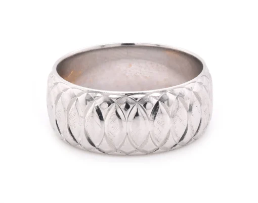 14k Two Tone Gold Men's Wedding Band
