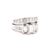 14k White Gold 0.75ct Diamond Wedding Set