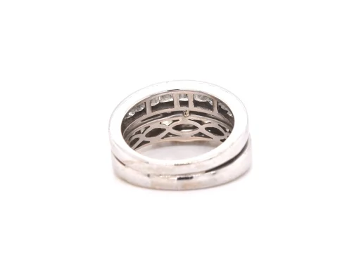14k White Gold 0.75ct Diamond Wedding Set