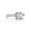 18k White Gold 0.75ct Radiant Diamond Engagement Ring