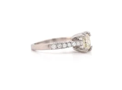 18k White Gold 0.75ct Radiant Diamond Engagement Ring