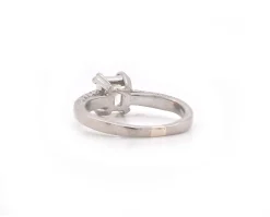 18k White Gold 0.75ct Radiant Diamond Engagement Ring