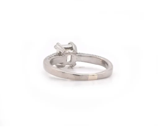 18k White Gold 0.75ct Radiant Diamond Engagement Ring