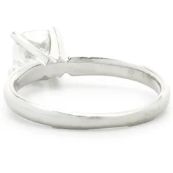 14k White Gold Cushion Cut Diamond Engagement Ring