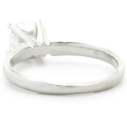 14k White Gold Cushion Cut Diamond Engagement Ring