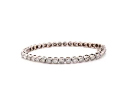 14k White Gold Diamond Tennis Bracelet