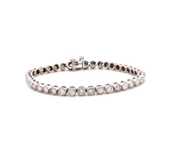 14k White Gold Diamond Tennis Bracelet