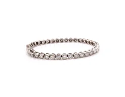 14k White Gold Diamond Tennis Bracelet