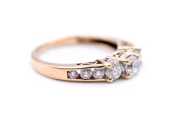 14k Yellow Gold 1.00 Carat Diamond Band Ring