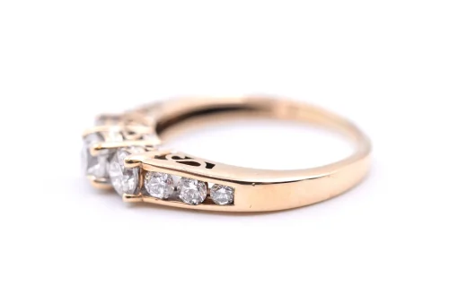 14k Yellow Gold 1.00 Carat Diamond Band Ring
