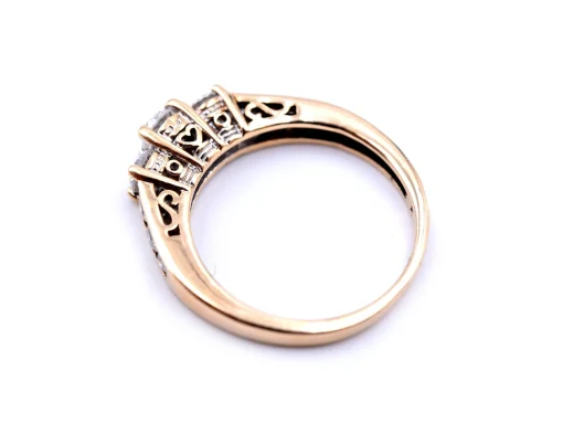 14k Yellow Gold 1.00 Carat Diamond Band Ring