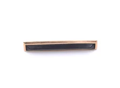 14k Yellow Gold Black Onyx Bar Pin