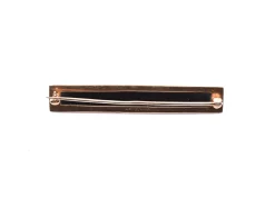 14k Yellow Gold Black Onyx Bar Pin