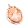 10k Yellow Gold Cameo Pin