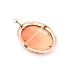 10k Yellow Gold Cameo Pin