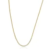14k Yellow Gold Diamond Tennis Necklace