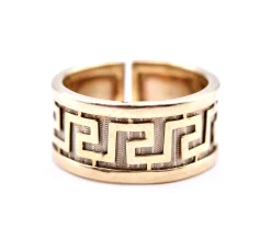 14k Yellow Gold Greek Design Ring