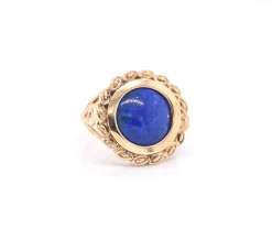 10k Yellow Gold Lapis Lazuli Ring
