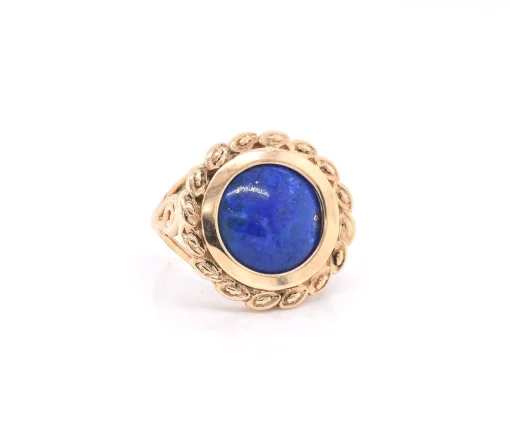 10k Yellow Gold Lapis Lazuli Ring