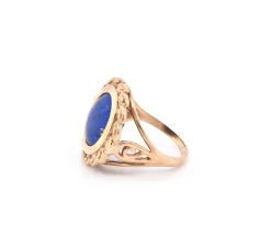 10k Yellow Gold Lapis Lazuli Ring