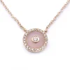14k Yellow Gold Opal and Diamond Necklace