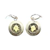 18k Yellow Gold Venezuelan Coin Earring Enhancers with 14k Yellow Gold Huggie Hoops