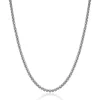 18 Karat Black Diamond Inline Tennis Necklace