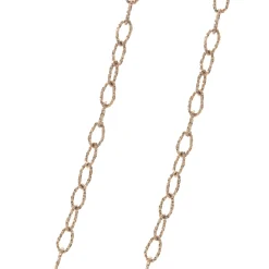 14 Karat Rose and White Gold Old Mine Cut Diamond Halo Necklace