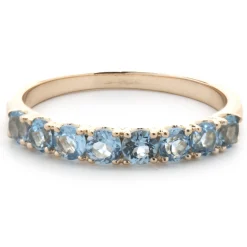 14 Karat Rose Gold Apatite Ring