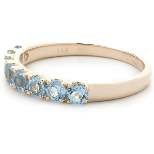 14 Karat Rose Gold Apatite Ring