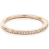 14 Karat Rose Gold Diamond Band