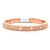 14 Karat Rose Gold Diamond Band