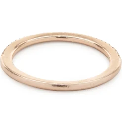 14 Karat Rose Gold Diamond Band