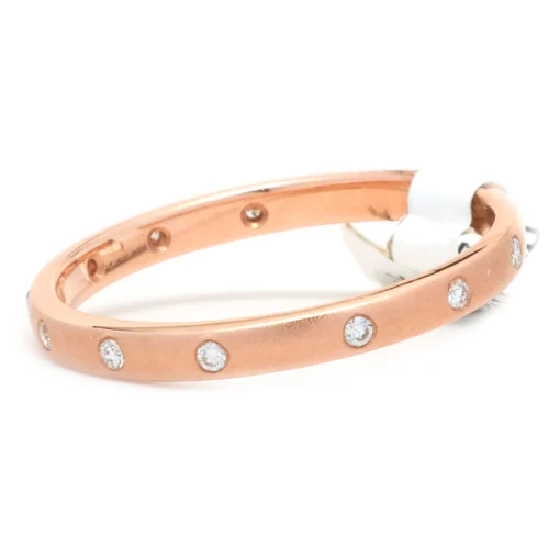 14 Karat Rose Gold Diamond Band