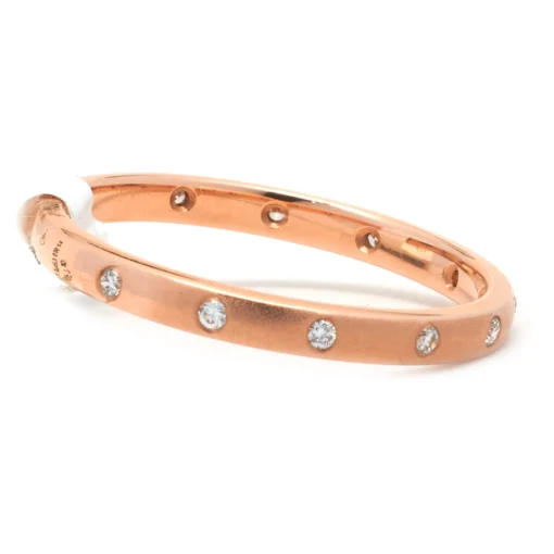 14 Karat Rose Gold Diamond Band
