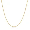 14 Karat Rose Gold 2MM Chain Necklace