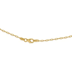 14 Karat Rose Gold 2MM Chain Necklace