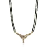 10 Karat Rose Gold Vintage Diamond Floral Motif and Double Stranded Onyx Bead Necklace