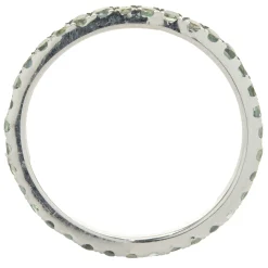 14 Karat White Gold Alexandrite Eternity Band