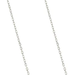 18 Karat White Gold Baguette and Pear Drop Diamond Necklace
