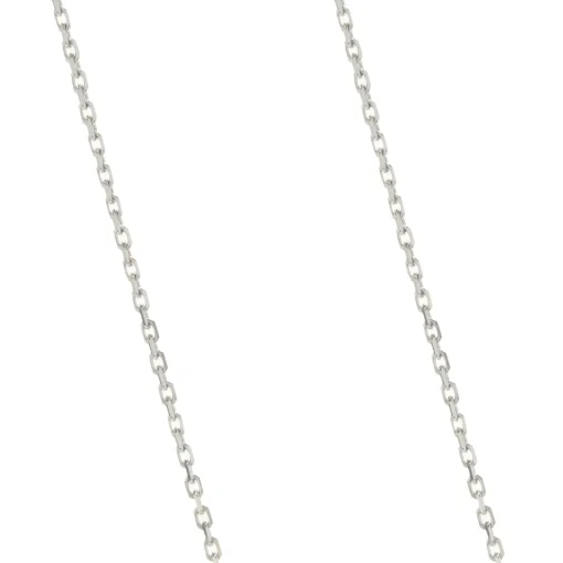 18 Karat White Gold Baguette and Pear Drop Diamond Necklace
