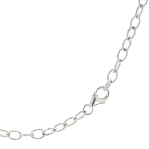 14 Karat White Gold Briolette Rainbow Sapphire and Diamond Drop Necklace