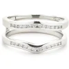 14 Karat White Gold Channel Set Diamond Jacket