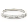 14 Karat White Gold Channel Set Diamond Band