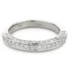14 Karat White Gold Channel Set Diamond Band