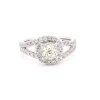 14 Karat White Gold Crown of Light 1.06ct Diamond Engagement Ring