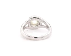 14 Karat White Gold Crown of Light 1.06ct Diamond Engagement Ring