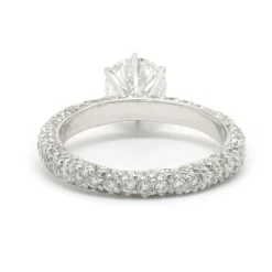 14 Karat White Gold 1.20ct Round Brilliant Cut Diamond Engagement Ring